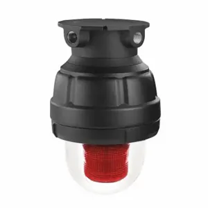 FEDERAL SIGNAL 27XST-024R-4-MOD Explosion-Proof Strobe Light, Red, Strobe Tube, 24VDC, 2000000 Candela, Fresnel | CP4YFP 447D54