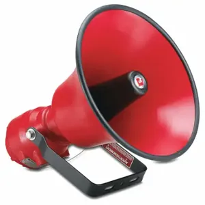 FEDERAL SIGNAL AM302X-R PA Weatherproof Speaker, Explosion-Proof, CB, 1 Channels, Red, Public Address Systems | CP4YDG 447D71