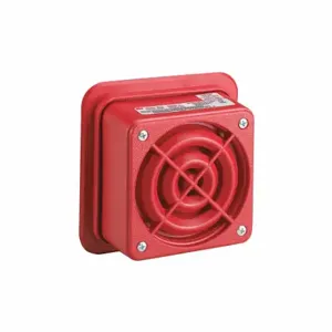 FEDERAL SIGNAL AM50-25R PA Weatherproof Speaker, Re-Entrant Speaker, CB, 1 Channels, Red, Trim Ring | CP4YDV 447D73