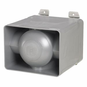 FEDERAL SIGNAL EHORN-024 Electronic Horn, 24VDC, Indoor/Outdoor, Surface, 8.5 Inch Ht, 8.9375 Inch Wd | CP4YAJ 52XJ35