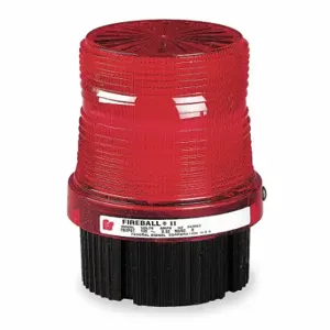 FEDERAL SIGNAL FB2PST-120R Warning Light, Red, Strobe Tube, 120VAC, 300 Candela, 10000 hr Lamp Life, 0.25A AC | CP4YJB 4A963