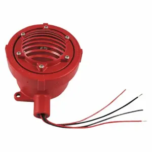 FEDERAL SIGNAL FHEX-24SMR Vibrating Horn, 24V DC, 99 dB Decibels, Indoor/Outdoor, Conduit, 7.625 Inch Heightt | CP4YJQ 447D86