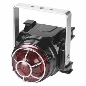 FEDERAL SIGNAL G-LED-DC-T-R Beacon Warning Light, Red, LED, 24VDC, 400 Lumens, 50000 hr Lamp Life, Fresnel | CP4YPH 46KU42
