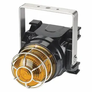 FEDERAL SIGNAL G-STR-024-T-A Strobe Light, Amber, Xenon, 24V DC, 21 Joules, 10000 hr Lamp Life, Fresnel, 1.50A DC | CP4YFY 46KT93