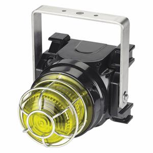 FEDERAL SIGNAL G-STR-024-T-Y Strobe Light, Yellow, Xenon, 24V DC, 21 Joules, 10000 hr Lamp Life, Fresnel, 60 | CP4YHH 46KT98