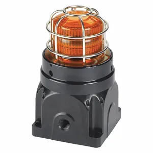 FEDERAL SIGNAL G-STR-024-D-A Strobe Light, Amber, Xenon, 24V DC, 21 Joules, 10000 hr Lamp Life, Fresnel, 1.50A DC | CP4YFZ 46KT72