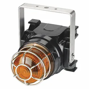 FEDERAL SIGNAL G-STR-230-T-A Strobe Light, Amber, Xenon, 24 to 240VAC, 21 Joules, 10000 hr Lamp Life, Fresnel | CP4YFW 46KU08