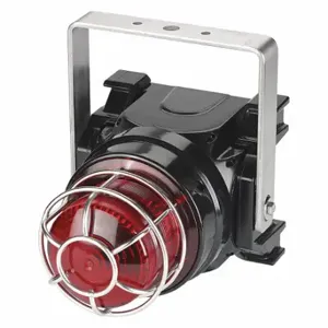 FEDERAL SIGNAL G-STR-120-T-R Strobe Light, Red, Xenon, 120VAC, 21 Joules, 10000 hr Lamp Life, Fresnel, 0.45A AC | CP4YEU 46KU07