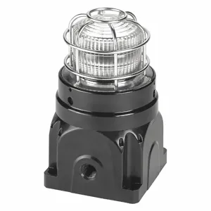 FEDERAL SIGNAL G-STR-230-D-C Strobe Light, Clear, Xenon, 24 to 240VAC, 21 Joules, 10000 hr Lamp Life, Fresnel | CP4YFA 46KT88