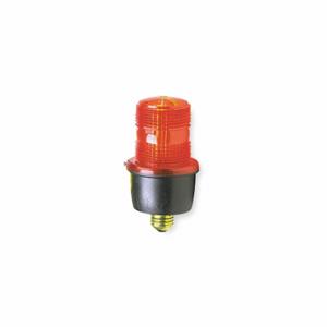 FEDERAL SIGNAL LP3E-120R Low Profile Warning Light, Red, Strobe Tube, 120V AC, 2.2 Joules, 7000 hr Lamp Life | CP4YLH 5WF85