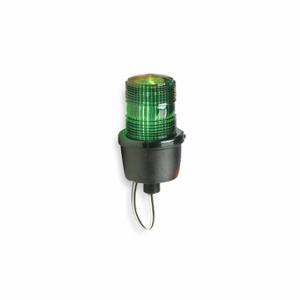FEDERAL SIGNAL LP3M-120G Warnleuchte mit niedrigem Profil, grün, Blitzröhre, 120 V AC, 2.2 Joule, Schraubkuppel | CP4YKU 5WF90
