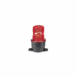 FEDERAL SIGNAL LP3TL-120R Low-Profile-Warnleuchte, rot, Dauerbrenn-LED, 120 V AC, 8.2 Joule, Fresnel, 0 | CP4YKX 2KFE5