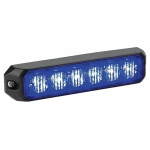 FEDERAL SIGNAL MPS650-BB Perimeter Light, 4 3/4 Inch Length, Blue, 6 Heads, LED | CJ2ZPW 39F774