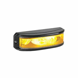 FEDERAL SIGNAL MPSW9-A Wide Angle Light, Perimeter Light, 5 Inch, Amber, 9 Head, LED | CJ3VDB 35ZX45