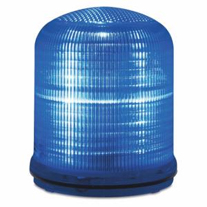 FEDERAL SIGNAL SLM100B Rundum-Warnleuchte, blau, LED, 12 bis 24 VAC/DC oder 120 bis 240 VAC, 5 Candela | CP4YMM 436M09