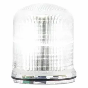 FEDERAL SIGNAL SLM100C Beacon Warning Light, Clear, LED, 12 to 24VAC/DC or 120 to 240VAC, 30 Candela | CP4YMV 436M10