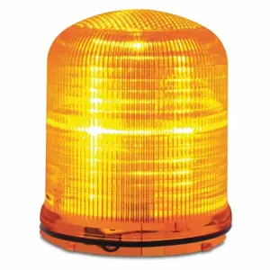 FEDERAL SIGNAL SLM200A Beacon Warning Light, Amber, LED, 12 to 24VAC/DC or 120 to 240VAC, 200 Candela | CP4YPF 436M13