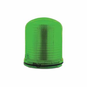 FEDERAL SIGNAL SLM200G Beacon Warning Light, Green, LED, 12 to 24VAC/DC or 120 to 240VAC, 200 Candela | CP4YND 436M16