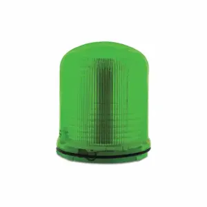 FEDERAL SIGNAL SLM200G Beacon Warning Light, Green, LED, 12 to 24VAC/DC or 120 to 240VAC, 200 Candela | CP4YND 436M16