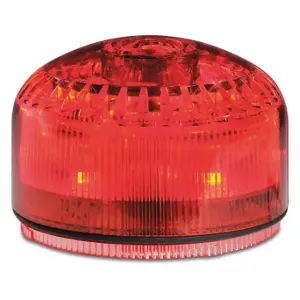 FEDERAL SIGNAL SLM500R Beacon Warning Sounder Light, Red, LED, 12 to 24VAC/DC or 120 to 240VAC, Varies | CP4YMB 436M34