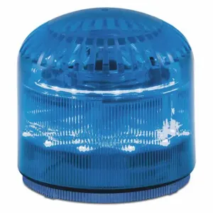 FEDERAL SIGNAL SLM600B Beacon Warning Sounder Light, Blue, LED, 12 to 24VAC/DC or 120 to 240VAC, Varies | CP4YJU 436M36