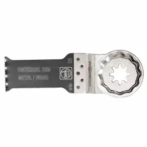 FEIN POWER TOOLS 63502151260 Oscillating Tool Blade, 1 1/8 Inch Blade Width, 2 1/4 Inch Blade Length, Plunge Cut | CP4YXW 48ZC06