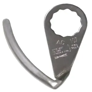 FEIN POWER TOOLS 63903107016 Glass Hook Blade HSS 2-1/2 Inch PK2 | AH8GVV 38TC61