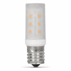 FEIT ELECTRIC LED BP25T8N/SU/LED Elektrische Miniatur-LED-Glühbirne, LED, T8, Zwischenschraube, Warmweiß | CP4ZFY 797UA4