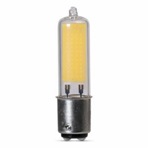 FEIT ELECTRIC LED BP35DC/830/LED Elektrische Miniatur-LED-Glühbirne, LED, T4, Doppelkontakt-Bajonett, Warmweiß | CP4ZFR 797UD6