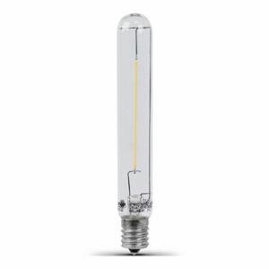 FEIT ELECTRIC LED BP40T61/2/SU/LED Elektrische Miniatur-LED-Glühbirne, LED, T6 1/2, Zwischenschraube, Warmweiß | CP4ZFW 797UA2