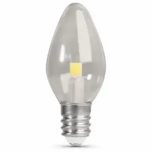 FEIT ELECTRIC LED BP4C7/827/LED/4 Bulb, C7, 4 Pack | CP4ZCZ 797U98