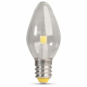 FEIT ELECTRIC LED BP7C7/827/LED/4 Bulb C7, Candelabra Screw, 4 Pack | CP4ZDA 797U99