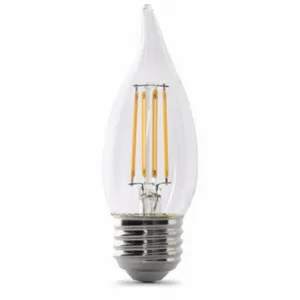 FEIT ELECTRIC LED BPEFC40927CAFIL/2/RP Bulb, BA10, Medium Screw, 2 Pack | CP4ZCQ 797U72