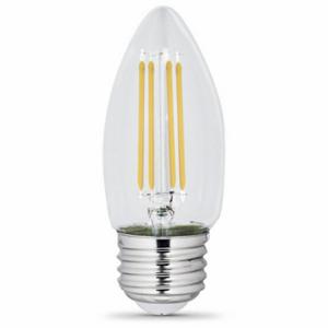 FEIT ELECTRIC LED BPETC40927CAFIL/2/RP Bulb B10, Medium Screw, 2 Pack | CP4ZCJ 797U61