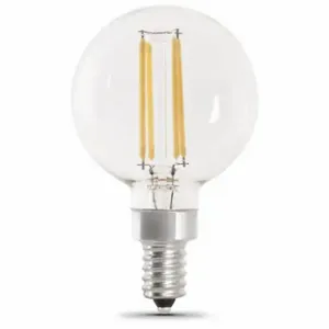 FEIT ELECTRIC LED BPG1660950CAFIL/2/RP Bulb G16 1/2, Candelabra Screw, 2 Pack | CP4ZDF 797U77