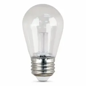 FEIT ELECTRIC LED BPS14/SU/LED Bulb, S14, Medium Screw, 1.5W INC, 1.5 W Watts, 80 lm, LED | CP4ZEX 797UA8