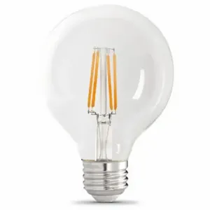 FEIT ELECTRIC LED G25100927CA/FIL/3 Bulb G25, Medium Screw, Medium Screw, 100, 2700K, 12 W Watts, 3 Pack | CP4ZDN 797U93