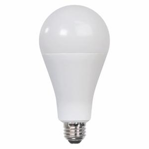 FEIT ELECTRIC LED OM300/830/LED-Glühbirne, A23, mittlere Schraube, 300 W INC, 33 W Watt, LED, mittlere Schraube | CP4ZGL 56JH65