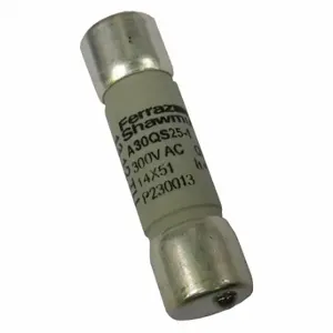 FERRAZ SHAWMUT A30QS25-1 Semiconductor Fuse, 25A, 300V AC, Bolt-On Body, 2 Inch Length x 9/16 Inch Dia Fuse Size | CT3BFC 46C450