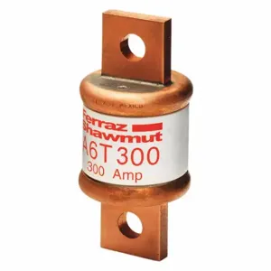 FERRAZ SHAWMUT A6T300 Fuse, 300 A, 600 VAC, 3-5/8 Inch Length x 1-5/8 Inch dia Fuse Size, Blade Body | CT3APD 4ZAG6