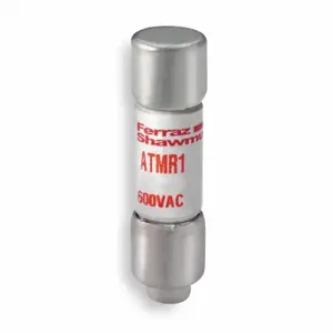 FERRAZ SHAWMUT ATMR1/4 UL Class CC Fuse, Fast Acting, 1/4 A, ATMR, Cylindrical Body, Nonindicating, 600V DC | CT3AQW 4ZAY3