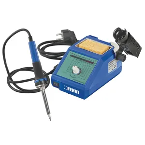 FERVI 0033A Soldering Iron Station, Temperature Controlled, 420 Degree C. Max. Temperature | CF3RJU