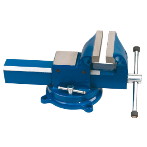 FERVI 0036/125G Table Vise, With Swivel Base, 138 mm Opening, 125 mm Jaw Size | CF3RGB