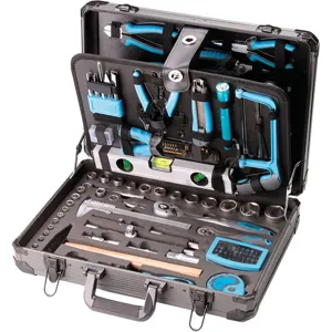 FERVI 0105 Tool Box, With Accessories, 470 x 350 x 135 mm Case Size, 162 Pcs. | CF3RFL