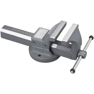 FERVI 0135/125 Vise, 160 mm Opening, 125 mm Jaw Size, Forged Steel | CF3RGE