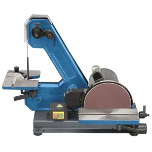 FERVI 0138 Belt And Disc Sander, 1450 RPM Motor, 200mm Disc, 230V, 0.45kW | CJ4KYQ