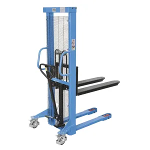 FERVI 0143A Manual Stacker, 1000 kg Capacity, 90 - 1600 mm Fork Height | CF3RVB