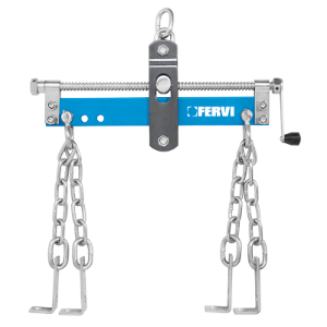 FERVI 0147 Shop-Kranrichtmaschine, 680 kg Tragkraft, 440 mm Breite | CF3RRT