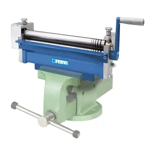 FERVI 0235 Mini Hand Roll Forming Machine, 300 mm Maximum Rolling Length | CF3RNG