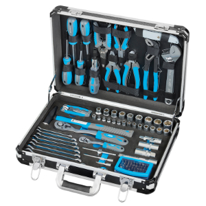 FERVI 0399 Tool Box, With Tools and Accessories, 450 x 360 x 120 mm Case Size, 88 pcs. | CF3RFN